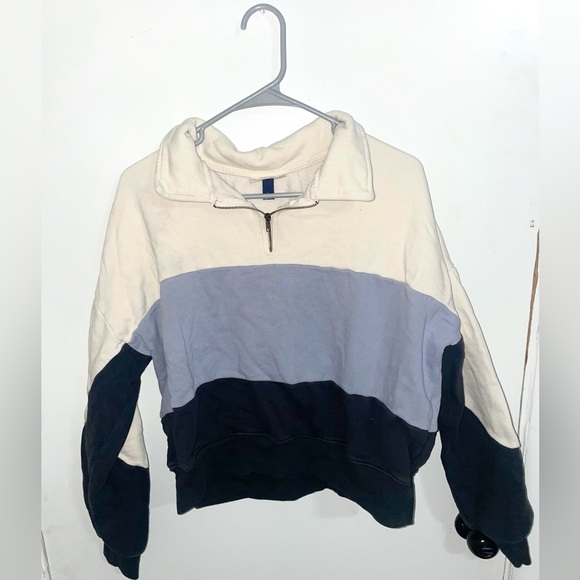 Wild Fable three colored quarter zip!